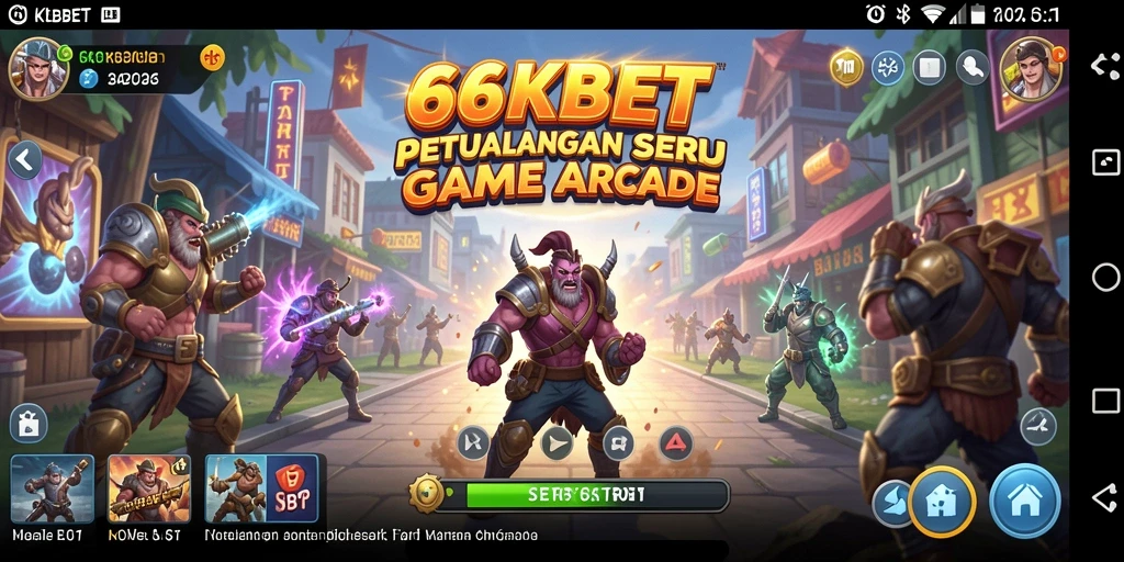 Tampilan gameplay seru dari 66KBET dengan berbagai level menantang.