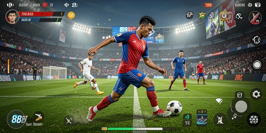 Tampilan gameplay menarik dari 88BIG yang penuh aksi olahraga.