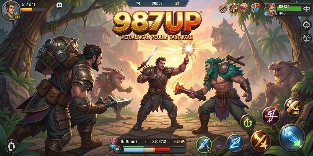 Tampilan gameplay 987UP yang memukau dan penuh tantangan.