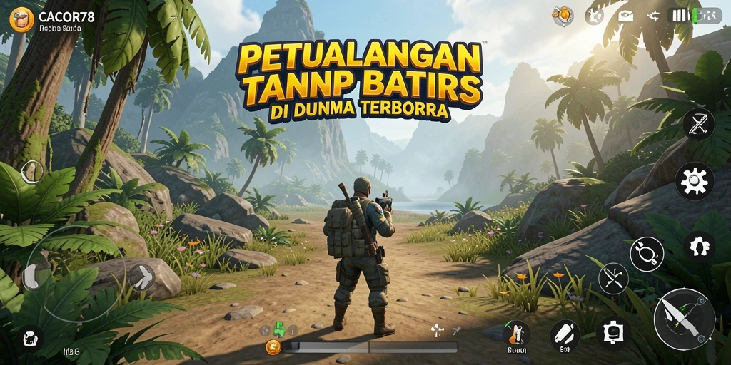 Tampilan menarik dari gameplay Open World CACOR78 yang mengesankan.