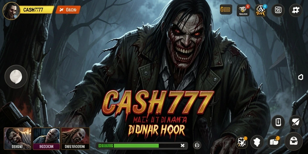 Tangkapan layar menampilkan gameplay mencekam dari CASH777.