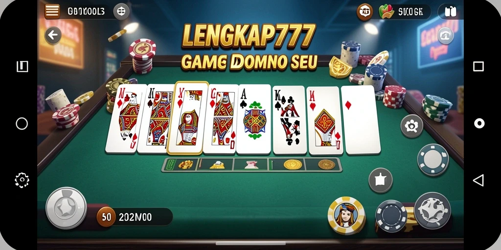 Tampilan gameplay seru di LENGKAP777 dengan pemain bersaing.