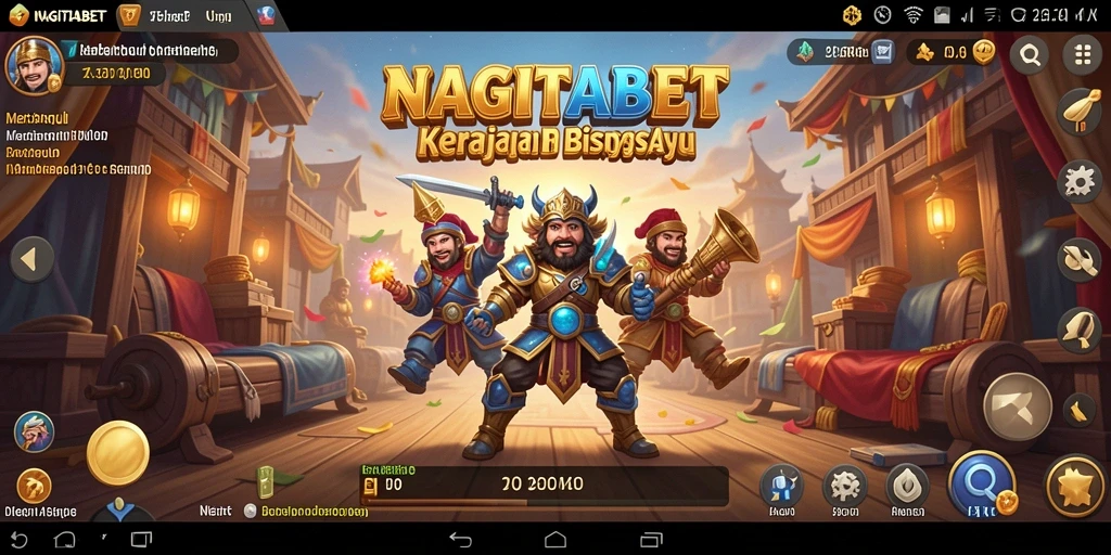 Tampilan gameplay menarik NAGITABET yang penuh strategi.