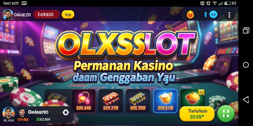 Screenshot OLXSLOT menampilkan gameplay Kasino yang seru dan menarik.