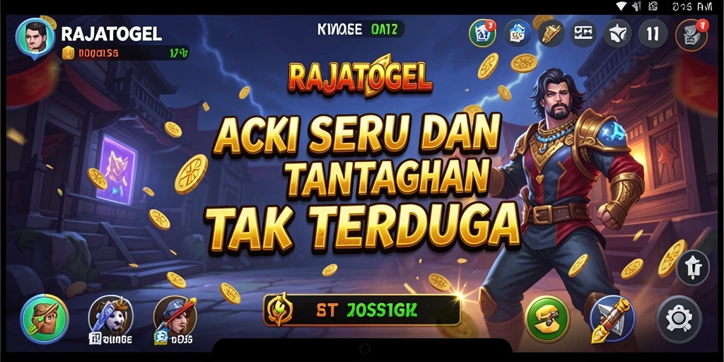 Screenshot gameplay RAJATOGEL dengan aksi seru di pertempuran.