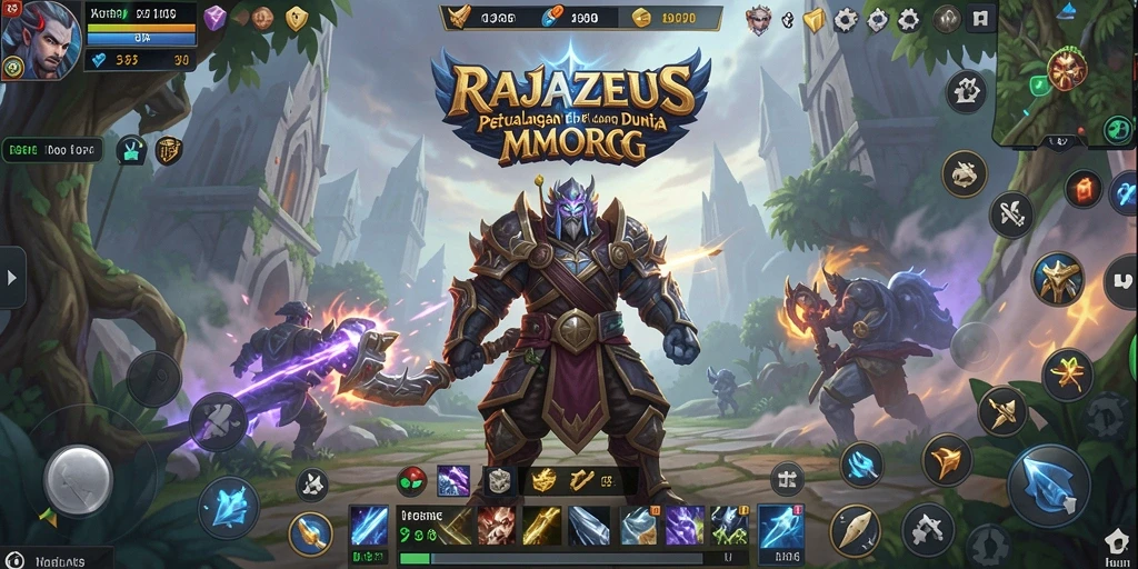 Gameplay seru RAJAZEUS dengan petualangan yang mendebarkan di dunia MMORPG.