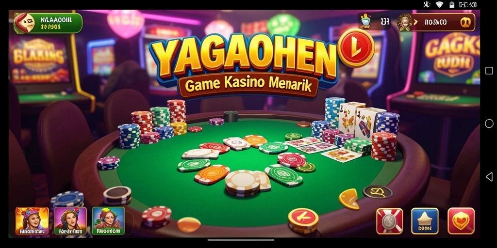 Tangkapan layar YAGAOHEN menampilkan gameplay seru permainan Kasino.